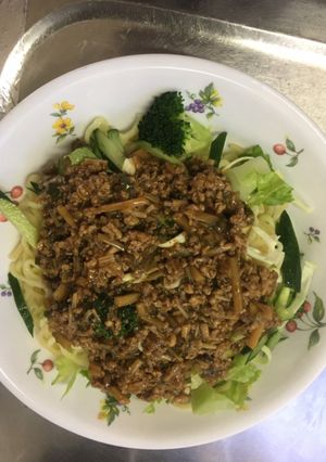 豚挽肉の甜麺醤炒め・ジャージャー麺や丼に-レシピのメイン写真