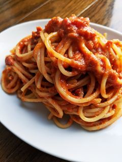 簡単トマトパスタ-レシピのメイン写真