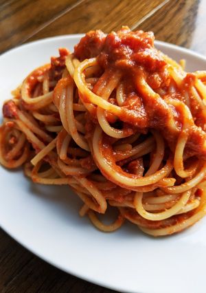 簡単トマトパスタ-レシピのメイン写真