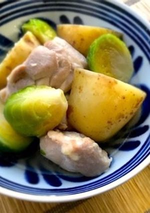 鶏肉と春野菜の塩いため煮-レシピのメイン写真