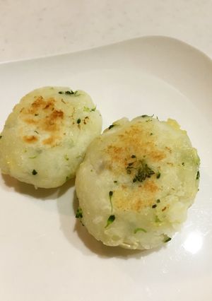 【離乳食９か月～】手づかみじゃがマヨ焼き-レシピのメイン写真