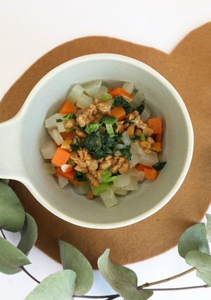 【離乳食完了期】カラフル納豆和え-レシピのメイン写真