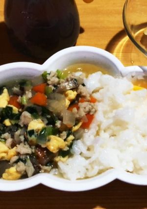 具沢山親子丼　離乳食後期-レシピのメイン写真