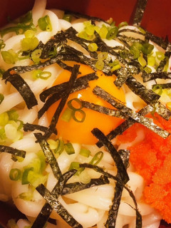 簡単♪明太釜玉うどん☻-レシピのメイン写真