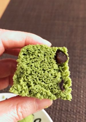 ダイエット♡抹茶おから蒸しパン-レシピのメイン写真