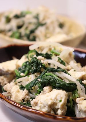 鶏ミンチ豆腐野菜の炒め物★低FODMAP-レシピのメイン写真