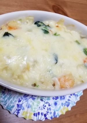 一発で味付け決まるホワイトソースドリア！-レシピのメイン写真