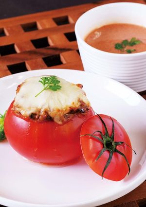 鯖のトマトファルシ-レシピのメイン写真