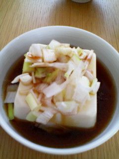 ごま油をジュッ!の簡単冷奴-レシピのメイン写真