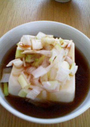 ごま油をジュッ！の簡単冷奴-レシピのメイン写真