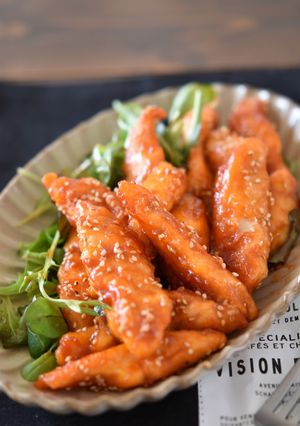 ケチャップソースが絶品♪チキンスティック-レシピのメイン写真