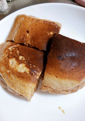 マヨネーズでココアパンケーキ-レシピのメイン写真