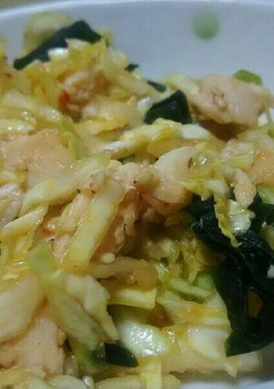 きゃべつとチキンのキムチナムル-レシピのメイン写真