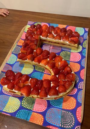 ５歳のバースデーケーキ-レシピのメイン写真