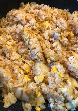 ツナマヨキムチ炒飯-レシピのメイン写真