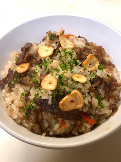牛肉のスタミナ混ぜご飯-レシピのメイン写真