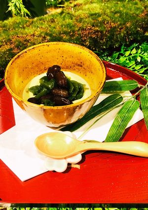 涼菓♪ひんやり抹茶プリン-レシピのメイン写真