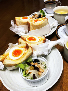 簡単!カフェ風タマゴサンド☆-レシピのメイン写真
