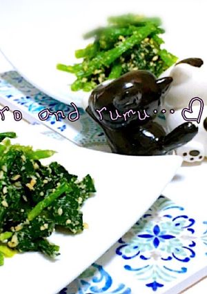 めんつゆだけで作る　ほうれん草の胡麻和え-レシピのメイン写真
