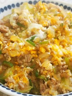ミンチの卵とじ♪薬味いっぱいで♪-レシピのメイン写真