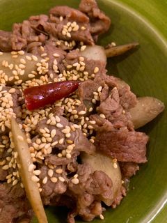 牛肉とごぼうのしぐれ煮-レシピのメイン写真