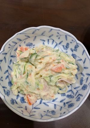 マヨたっぷりのポテサラ-レシピのメイン写真