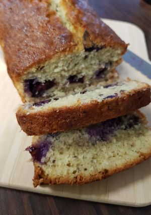 ブルーベリーとココナッツのパウンドケーキ-レシピのメイン写真