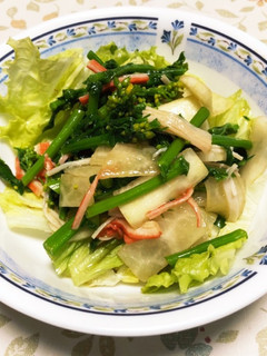 菜の花と大根のサラダ-レシピのメイン写真