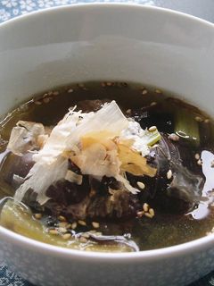 茄子と豚肉のさっぱり梅スープ-レシピのメイン写真