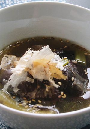 茄子と豚肉のさっぱり梅スープ-レシピのメイン写真