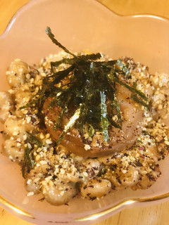 毎日の納豆●しそ&梅の納豆-レシピのメイン写真