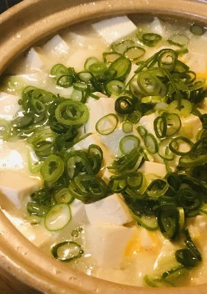具材２つの雑炊●鶏肉と豆腐のサイコロ雑炊-レシピのメイン写真