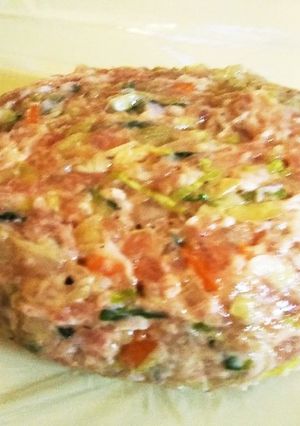 野菜たっぷり卵とパン粉不使用ハンバーグ-レシピのメイン写真