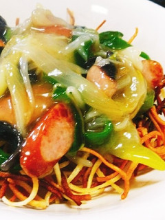 余ったそうめんで!固焼きそば麺保存-レシピのメイン写真