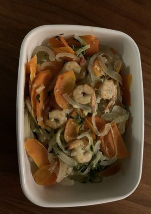 エビと野菜のマヨソテー-レシピのメイン写真