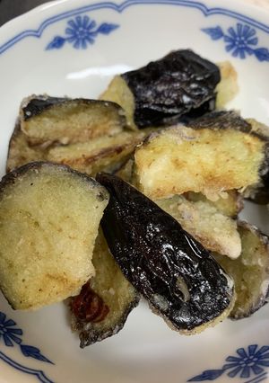 フライパンで手軽に　茄子の山椒揚げ-レシピのメイン写真