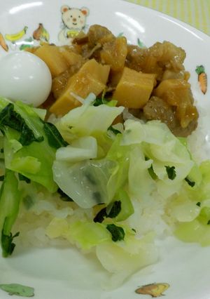 【学校給食】ルーローハン-レシピのメイン写真