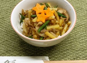 新じゃがとインゲンの甘辛丼♪めっけ-レシピのメイン写真