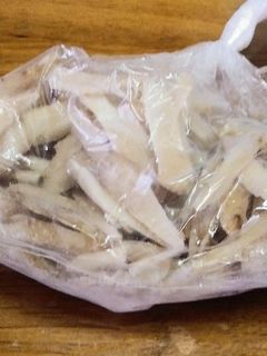 余ったゴボウの冷凍保存-レシピのメイン写真