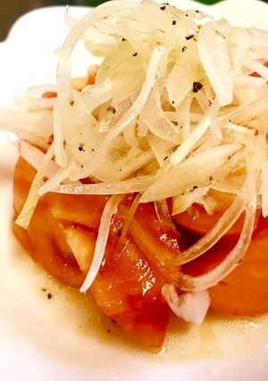 白だしの和風トマトサラダ-レシピのメイン写真