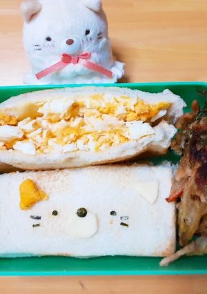 すみっコぐらしのサンドイッチ弁当-レシピのメイン写真