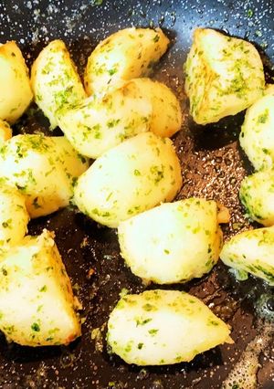 彼氏飯シリーズ★レンチン簡単★のりポテト-レシピのメイン写真