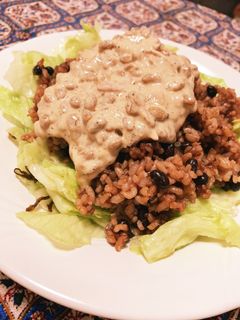 塩昆布サラダ納豆のっけ-レシピのメイン写真