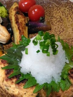 ピリ辛いわしと豆腐の和風おろしハンバーグ-レシピのメイン写真