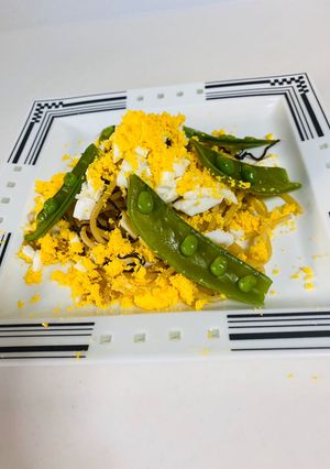 ミモザスパゲティ-レシピのメイン写真