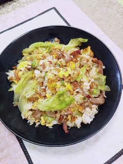 栄養たつぷり納豆レタスチャーハン-レシピのメイン写真