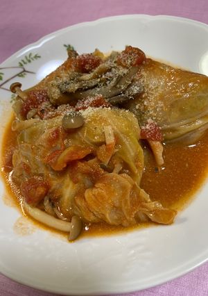 クリームチーズ入りロールキャベツ-レシピのメイン写真