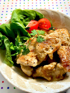 鶏胸肉の胡麻マヨ照り焼き*お弁当にも-レシピのメイン写真