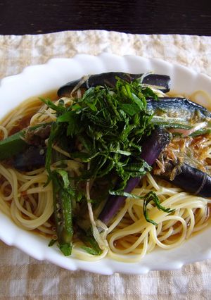 余った揚げびたしの冷たいパスタ-レシピのメイン写真