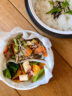肉味噌炒めのお弁当-レシピのメイン写真